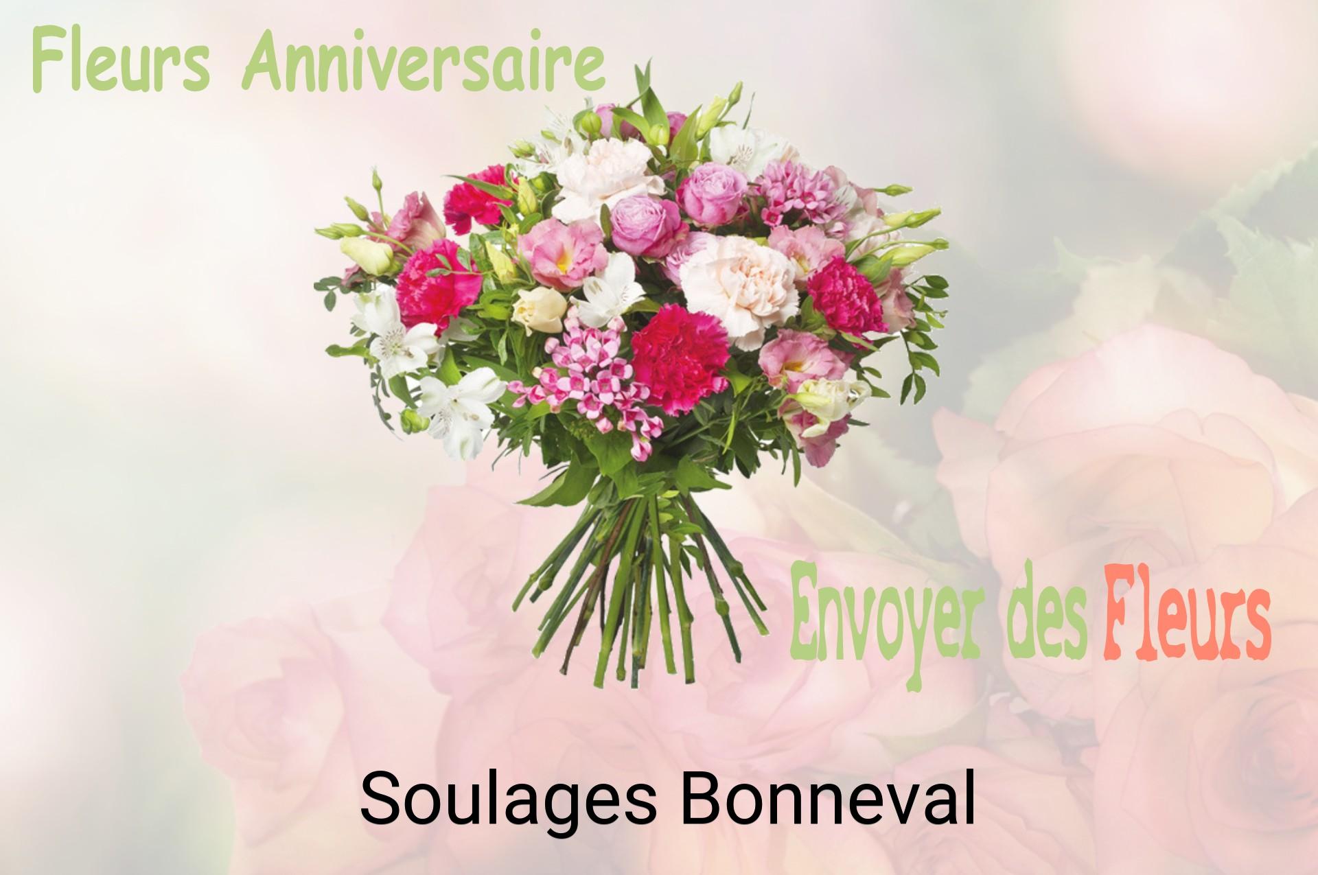 Bouquet de fleurs d’anniversaire livré à Soulages-Bonneval