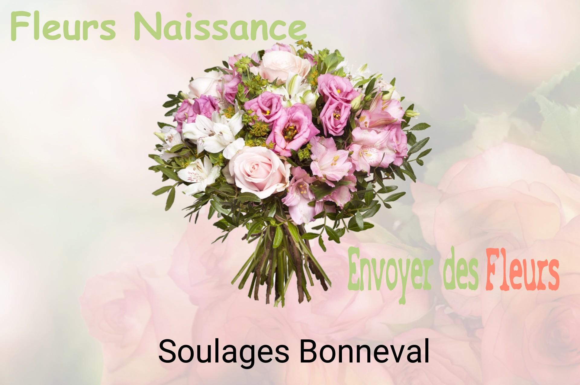 Bouquet de fleurs de naissance livré à Soulages-Bonneval